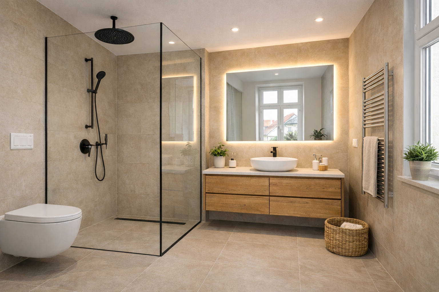 Barrierefreies Traum-Bad – Nachher