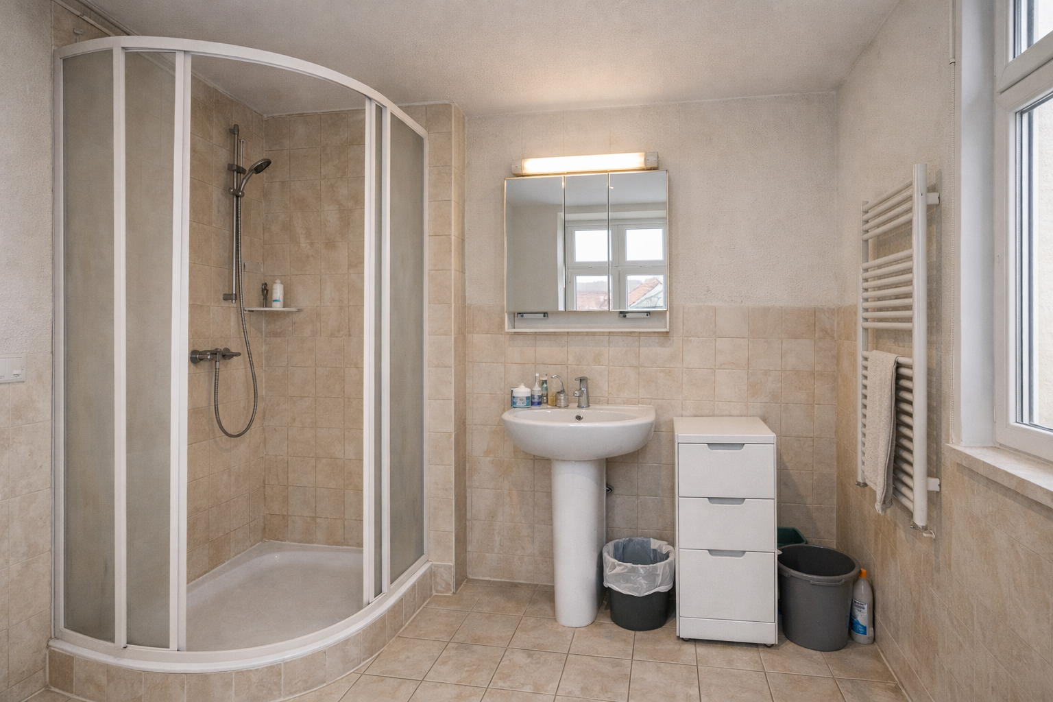 Barrierefreies Traum-Bad – Vorher